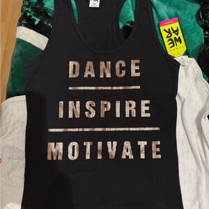 Zumba Fitness Black Tank Top